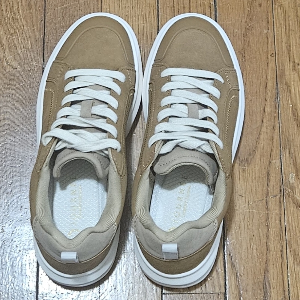 Journee Meeya Women's Casual Lace-Up Sneakers / Brown / Size 6 - Picture 8 of 11